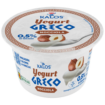 Yogurt greco 0,5% alla nocciola