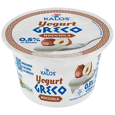 Yogurt greco 0,5% alla nocciola